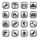 Building and construction icons - vector icon set