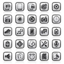 Mobile Phone Interface icons - vector icon set