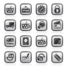 shopping and retail icons - vector icon set