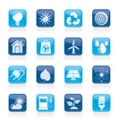 Ecology, nature and environment Icons -vector icon set