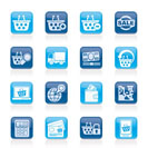 shopping and retail icons - vector icon set