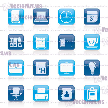 Business and office Icons -vector icon set