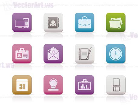 Web Applications,Business and Office icons, Universal icons - vector icon set