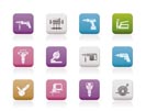 Building and Construction Tools icons - Vector Icon Set