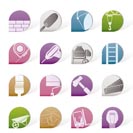 Construction and Building icons - Vector Icon Set