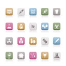 Healthcare, Medicine and hospital icons - vector icon set