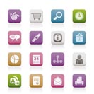 Web Site, Internet and computer Icons - vector icon set