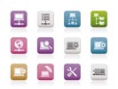 Network, Server and Hosting icons - vector icon set