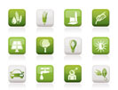 Ecology, environment and nature icons - vector illustration