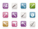 different kind of tools icons - vector icon set