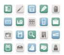 Office tools Icons - vector icon set 3