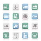 Business and industry icons - vector icon set