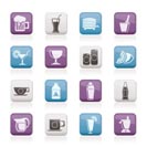 beverages and drink icons - vector  icon set