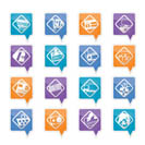Online Shop, e-commerce and web site icons - Vector Icon Set