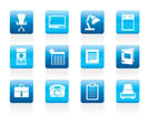 Simple Business, office and firm icons - vector icon set