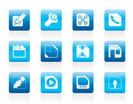 Mobile Phone, Computer and Internet Icons - Vector Icon Set 2