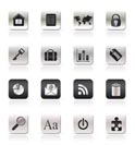 Simple Business and Internet Icons - Vector Icon Set