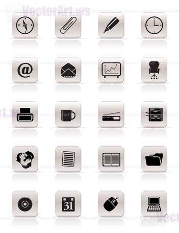 Office tools icons - vector icon set 2 - vector icon set 2