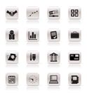 Simple Business and Office icons - Vector Icon Set