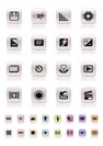 Digital Camera  Performance - Vector Icon Set