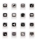 Simple Business, Office and Finance Icons - Vector Icon Set