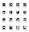 Simple Business and Internet Icons - Vector Icon Set