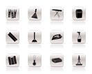 Simple Home objects and tools icons - vector icon set