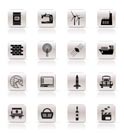 Simple Business and industry icons- vector icon set