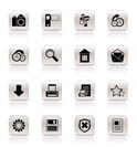 Simple Internet and Website Icons - Vector Icon Set