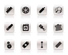 Realistic Car Parts and Services icons - Vector Icon Set 2