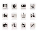 Medical and healthcare Icons Vector Icon Set