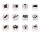 Shop, food and drink icons 2 - vector icon set