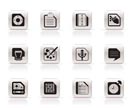 Mobile Phone, Computer and Internet Icons - Vector Icon Set 3