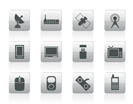technology and Communications icons - vector icon set