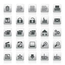 25 Detailed Internet Icons - Vector Icon Set