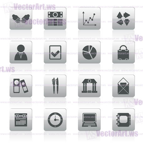 Business and Office icons - vector icon set