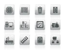 Computer and website icons - vector icon set