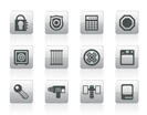 Security and Business icons - vector icon set