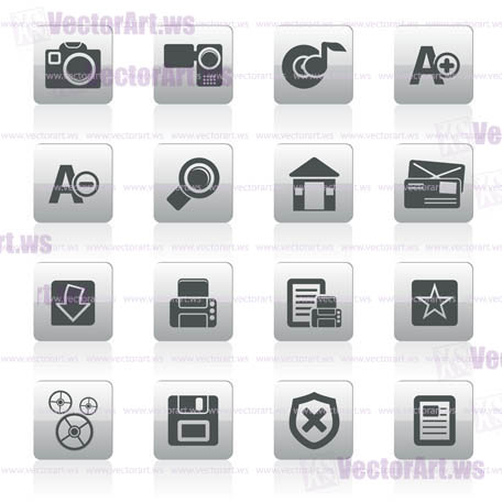 Internet and Website icons  Vector Icon Set