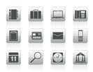 Business, Office and Mobile phone icons - Vector Icon Set