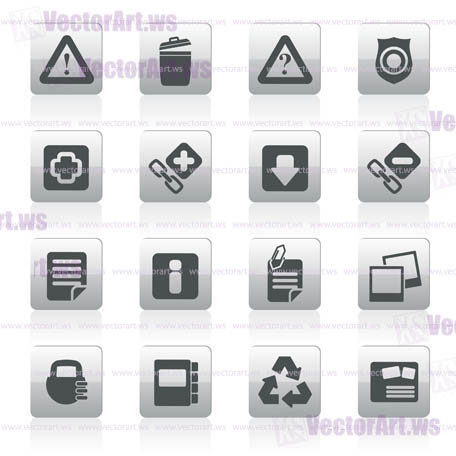 Web site and computer Icons - vector icon set