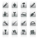 Building and Construction Tools icons - Vector Icon Set