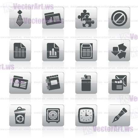 Business and Office Icons - vector icon set