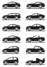 Different modern cars - vector illustration