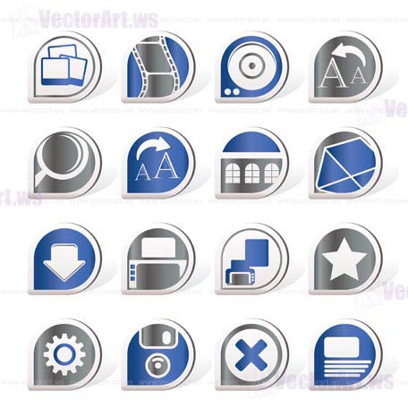 Internet and Website Icons - Vector Icon Set