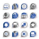 Internet and Website Icons - Vector Icon Set