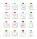 Business and Office internet Icons - Vector icon Set