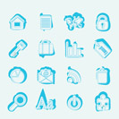 Simple Business and Internet Icons - Vector Icon Set