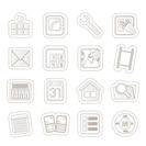 Mobile Phone and Computer icon - Vector Icon Set