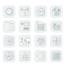 Mobile Phone, Computer and Internet Icons - Vector Icon Set